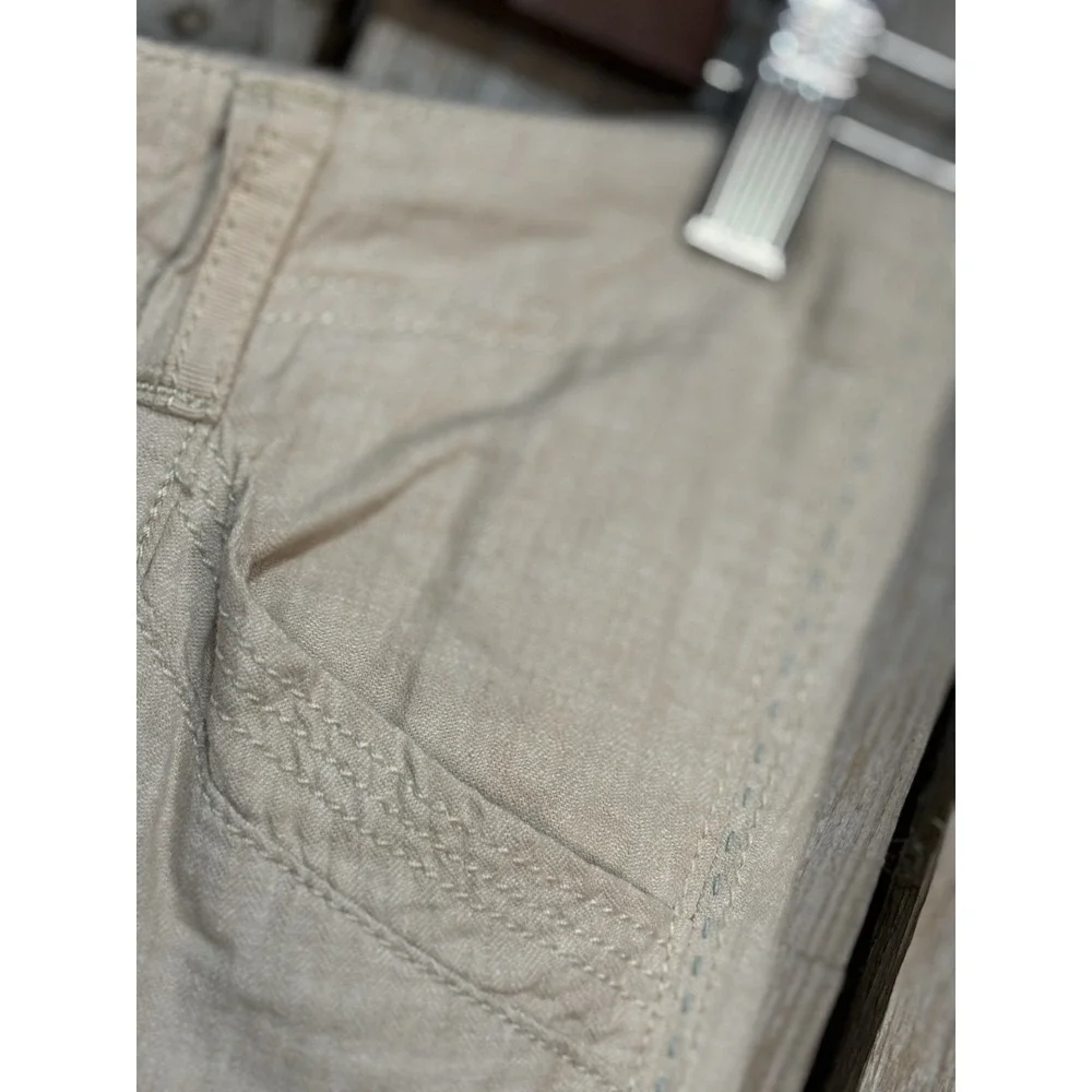 Pilcro and the Letterpress Anthropologie Linen Blend Wide Leg Pants Women's 2 - Picture 4 of 10